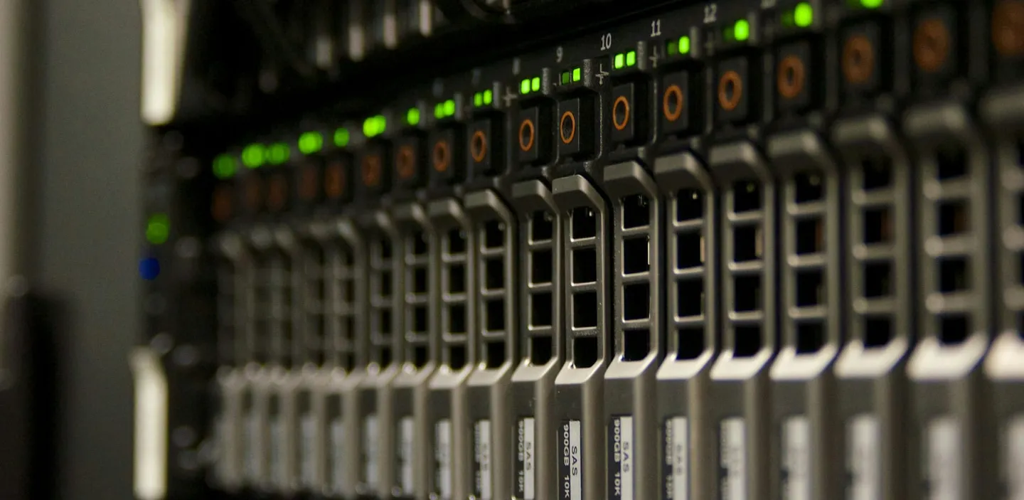 Server-Rack im Rechenzentrum