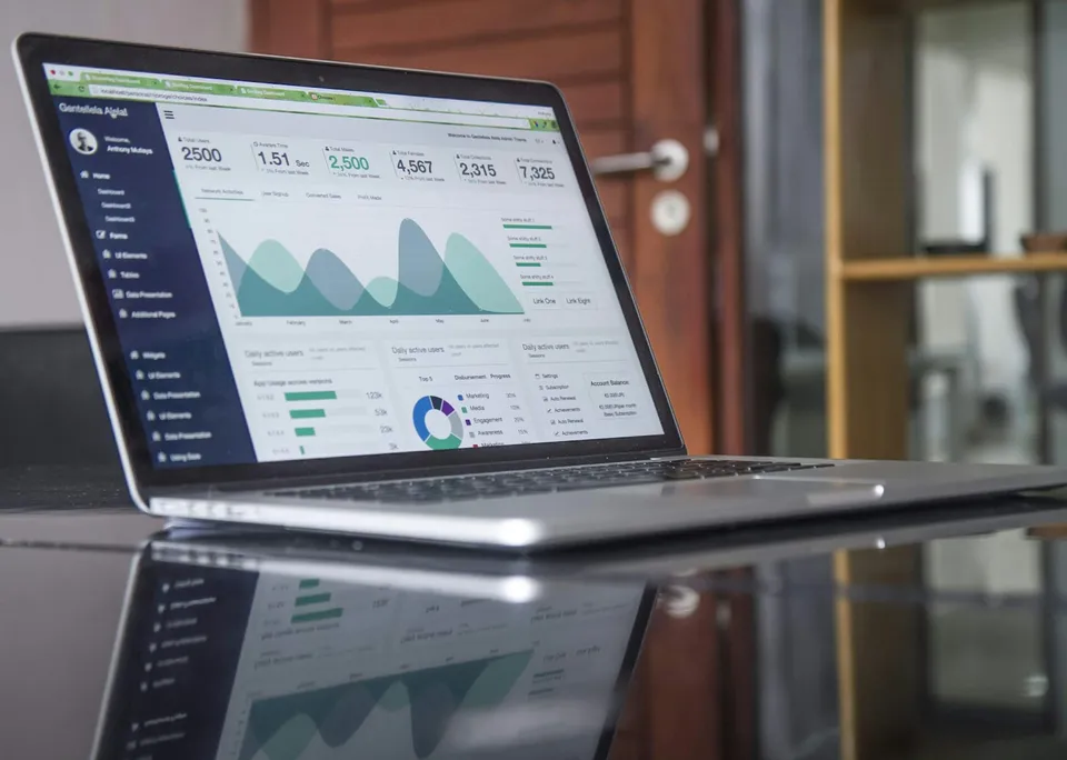 Daten und Kennzahlen auf dem Bildschirm, Performance messbar machen