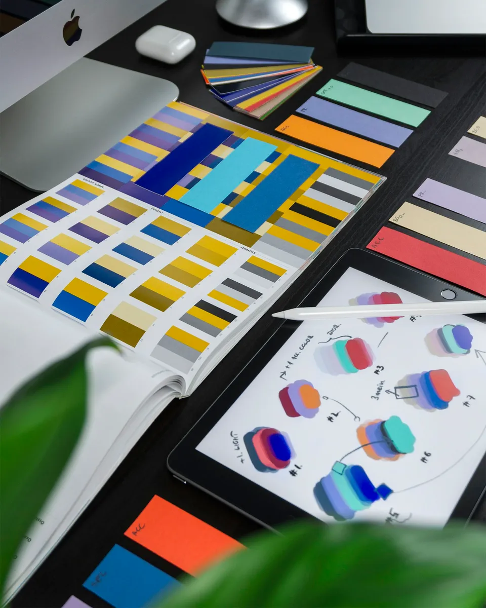 Kreatives Webdesign am Rechner